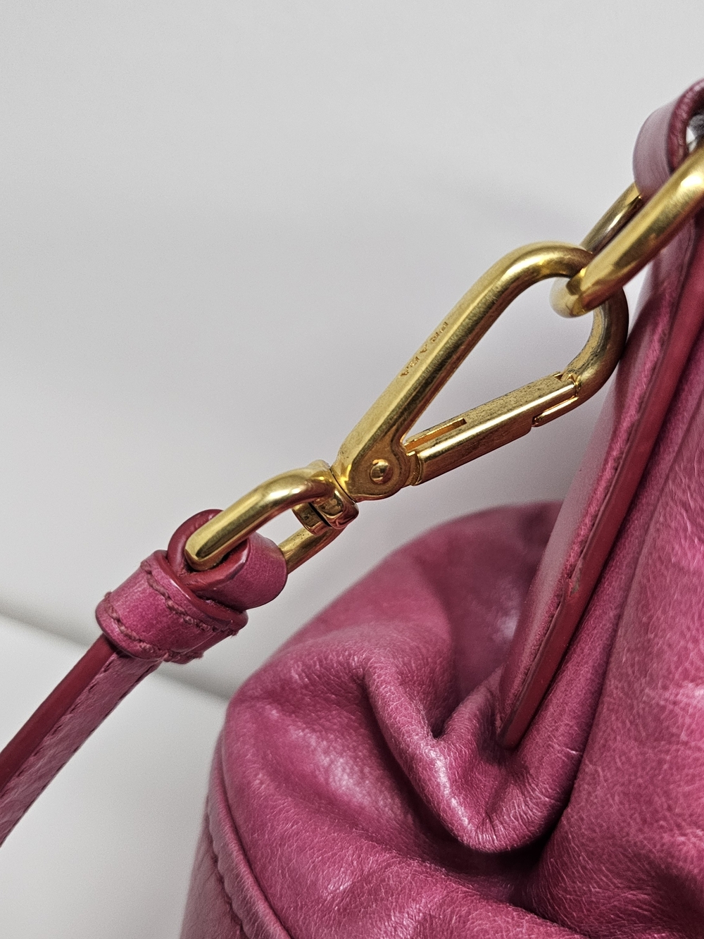 Prada Pink Leather Satchel - Picture 5 of 16